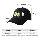 Gepersonaliseerde Klassieke Sportpet met Gebarsten Balprint en Naam Nummer Outdoor Dagelijks Accessoire Verjaardagscadeau voor Bal Liefhebbers