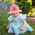 Chapeau de soleil pour enfant avec nom brodé pour les activités de plein air et les voyages d'été Cadeau pour les garçons et les filles