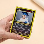 Carte TCG Classique Personnalisée avec Photo et Texte Thème Remise des Diplômes Décoration de Bureau Cadeau de Fin d'Études pour Diplômés