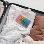 Personalisierte Geburt Blume Regenbogen-farbigen tragbaren wöchentlichen Pille Organizer Box mit Namen Medikation Lagerung täglich Reise Geschenk für Familie Freunde