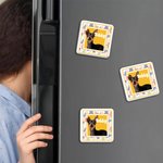 Personalised Flower Tomato French Fries Imitation Photo Frame Acrylic Fridge Magnet with Photo and Name Birthday Gift for Pet Lovers Owners