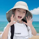 Chapeau à godet respirant brodé d'animaux avec nom Accessoire d'été Cadeau d'anniversaire pour les garçons et les filles