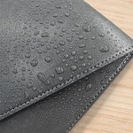 Henkilökohtainen Initial Name Vedenpitävä PU-nahka File Folder solki sulkeminen Office School Accessory Syntymäpäivä lahja työntekijöille opiskelijoille