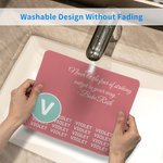 Alfombrilla de ratón multicolor personalizada con nombre y texto Material de oficina Accesorio de escritorio Agradecimiento Regalo de cumpleaños para personal administrativo