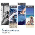 Personalisiertes Hawaii-Stil Cartoon Tier Mikrofaser Strandtuch mit Namen Schnelltrocknend Sommer Reise Zubehör Geschenk für Jungen Mädchen