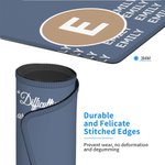 Alfombrilla de ratón multicolor personalizada con nombre y texto Material de oficina Accesorio de escritorio Agradecimiento Regalo de cumpleaños para personal administrativo