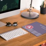 Alfombrilla de ratón multicolor personalizada con nombre y texto Material de oficina Accesorio de escritorio Agradecimiento Regalo de cumpleaños para personal administrativo