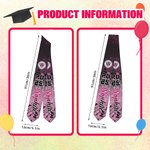 Personalisierte bunte Foto-Collage in liebevoller Erinnerung Graduierung Stola mit Namen Klasse von 2025 Graduierung Geschenk für Absolventen