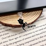 Personalised Book Dragon Charm Anti-Dust Plug Cover Accessory for iPhone Micro USB Type C Device Birthday Gift for Friend Family