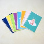 Personalizado lindo cisne conejo oveja oso de dibujos animados de ballet animal A5 espiral cuaderno con nombre regalo de cumpleaños para la familia amigo mujeres