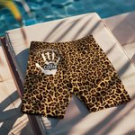 Personalized Palm Print Funny This Ass Belongs To Quick Dry Swim Trunks Beach Shorts with Name Beach Party Vacation Birthday Gift for Men