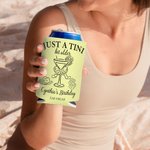 Personalised Wine Glasses Bouquet Crown Cake Beer Can Cooler Sleeve with Name Birthday Party Gift for Friends Beer Lovers Women