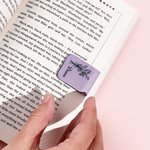 Carry Your Birth Flower Into Every Chapter - Personalized Name Magnetic Bookmark Clip for Reading Lovers