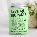 Personalised Wine Glasses Bouquet Crown Cake Beer Can Cooler Sleeve with Name Birthday Party Gift for Friends Beer Lovers Women