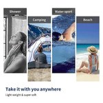 Personalisierte niedlichen Meerestiere Sonnenbrille Streifen schnell trocknen überdimensioniert Strandtuch mit Namen Reisen wesentliche Urlaub Geburtstagsgeschenk für Mädchen Jungen