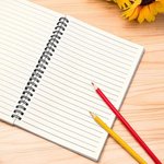 Personalized Cartoon Character Multicolor A5 Spiral Notebook with Name and Initial Anniversary Birthday Gift for Girls Boys