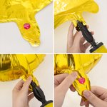 Personalized Multicolor Photo Inflatable Helium Quality Balloons with Text Set of 2 Party Supplies Graduation Ceremony Gift for Graduates