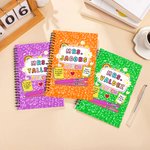 Cahier de notes à spirales A5 personnalisé Rainbow Daisy Teach Multicolore avec texte Appreciation Back to School Gift for Teacher