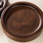 Personalized Engraved Name Icon Walnut Wood Trinket Jewellery Dish Home Decor Class of 2025 Graduation Gift Graduates