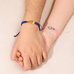 Personalized Unisex Police Handcuff Interlocking Infinity Adjustable Bracelet with Engraved Names Birthday Valentine's Day Police Day Gift for Couples