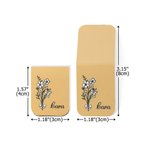 Carry Your Birth Flower Into Every Chapter - Personalized Name Magnetic Bookmark Clip for Reading Lovers