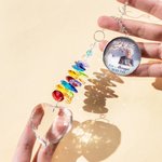 Personalised Love Crystal Photo Memorial Suncatcher Window Hanging Decor Anniversary Gift for Loss of Loved One