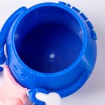 Personnalisé Imprimé 3D Visage Souriant Pot de Plante Tricotée Bol de Fil avec Texte Stockage Outil de Tricot Décoration de Bureau Cadeau d'Anniversaire pour les Amoureux du Tricot