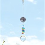 Personalised Love Crystal Photo Memorial Suncatcher Window Hanging Decor Anniversary Gift for Loss of Loved One