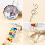 Personalised Love Crystal Photo Memorial Suncatcher Window Hanging Decor Anniversary Gift for Loss of Loved One