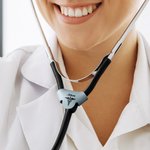 Personifierad Asklepios stav PU läder stetoskop ID med dold snäpptagg Sjuksköterskornas dag Uppskattning Födelsedagspresent för medicinsk personal