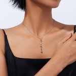 Personalisierte 1-8 Birthstones Familie Halskette Minimalistische Schmuck Jahrestag Geburtstag Geschenk für Frauen