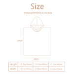 Personalized Cute Marine Animals Quick Dry Kid Hooded Beach Towel with Name Travel Essentials Summer Vacation Birthday Gift for Boys Girls