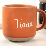 Henkilökohtainen monivärinen keksi pohja 12 oz keraaminen kahvimuki kaiverrettu nimi Home Office Drinkware syntymäpäivälahja perheelle ystävät kollegat