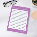 Gepersonaliseerde Shit I'll Probably Forget Draagbaar Functioneel Notitieblok met Naam Teacher's Day Terug naar School Waarderingsgeschenk voor leraren