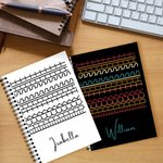 Personalized Fuck This Shit Hide Message A5 Journal Notebook with Name Funny Birthday Gift for Friends Colleague