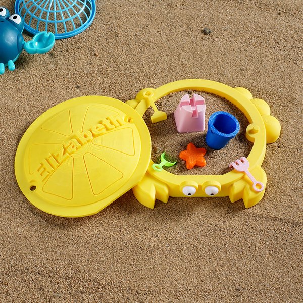 Personifierad 3D-utskriven minikrabba Sandlåda Matchande leksaker med namnmeditation Extra skrivbordsdekor Strandlek Födelsedagspresent för barn Vuxna