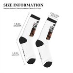 Personlig Graduation Hat Photo Congrats Grad Mjuka flerfärgade strumpor med namn Celebration Graduation Gift för Graduates Klasskamrater