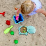 Personifierad 3D-utskriven minikrabba Sandlåda Matchande leksaker med namnmeditation Extra skrivbordsdekor Strandlek Födelsedagspresent för barn Vuxna