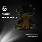 Arnés ajustable personalizado para perros con número deportivo y nombre regalo de cumpleaños para amantes y dueños de perros