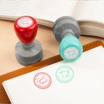 Gepersonaliseerde woorden van aanmoediging draagbare zelf inktende leraar stempel met tekst Lerarendag buitenschoolse activiteiten Award Gift voor leerkracht