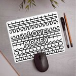 Tapis de souris multicolore antidérapant avec texte Fournitures de bureau Cadeau d'anniversaire amusant pour les amis, la famille et les collègues