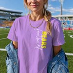 Personalized Multicolor Faux Glitter Football T-shirt Sweatshirt Hoodie with Name and Number Game Day Birthday Gift for Family