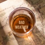 Personalised Fuck This Shit Hidden Message 10 oz Whiskey Glass with Thick Base and Engraved Text Birthday Father's Day Gift for Dad Whiskey Lover