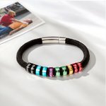 Custom Engraved Medical Alert ID Bracelet for Women/Men | Urgent Info & Emergency Contact for Safety