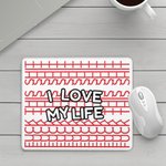 Tapis de souris multicolore antidérapant avec texte Fournitures de bureau Cadeau d'anniversaire amusant pour les amis, la famille et les collègues