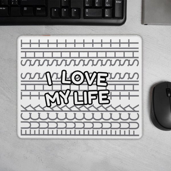Personalized Fuck This Shit Hide Message Non-Slip Multicolour Mouse Pad with Text Office Supplies Funny Birthday Gift for Friends Family Colleague