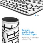 Tapis de souris multicolore antidérapant avec texte Fournitures de bureau Cadeau d'anniversaire amusant pour les amis, la famille et les collègues