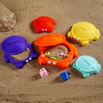 Personifierad 3D-utskriven minikrabba Sandlåda Matchande leksaker med namnmeditation Extra skrivbordsdekor Strandlek Födelsedagspresent för barn Vuxna