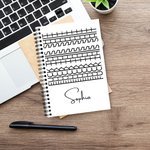 Personalized Fuck This Shit Hide Message A5 Journal Notebook with Name Funny Birthday Gift for Friends Colleague