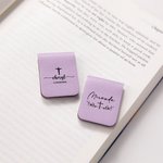 Personalized Cross Magnetic Bookmark Clip with Name Reading Stationery Supplies Birthday Gift for Christian Bookworm